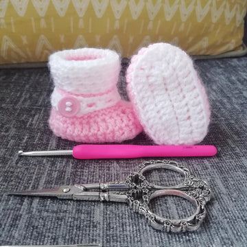 Beautiful baby booties