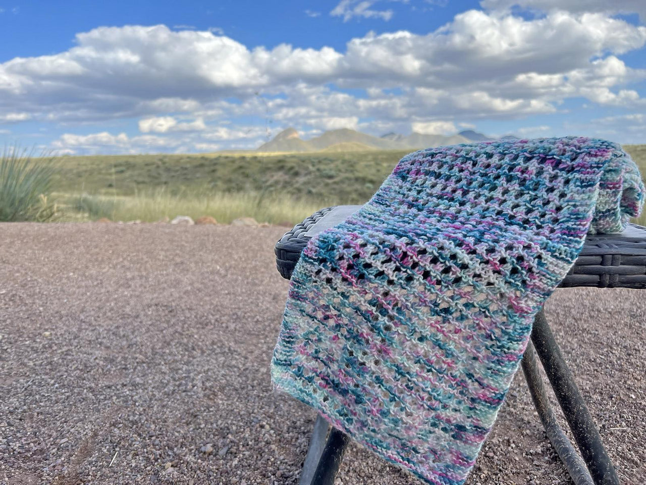 Eyelet Scarf