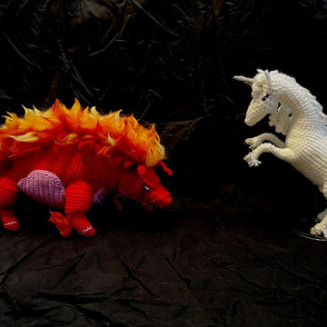 Unicorn and Bull amigurumi