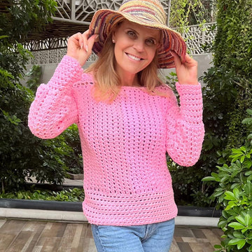 Tickled Pink Sweater