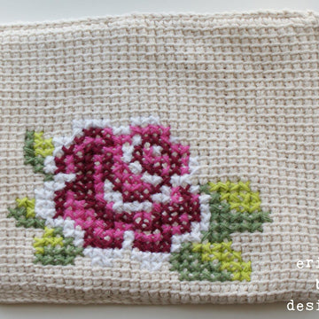 Cotton Rose Bloom Tablet Case (8.5" x 10") (tunisian001)