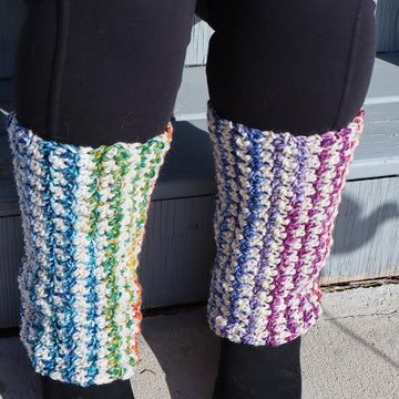 Frost Blossom Leg Warmers