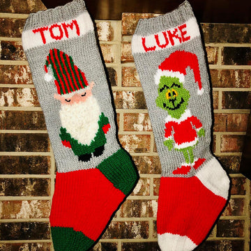 Sleeping Gnome Stocking