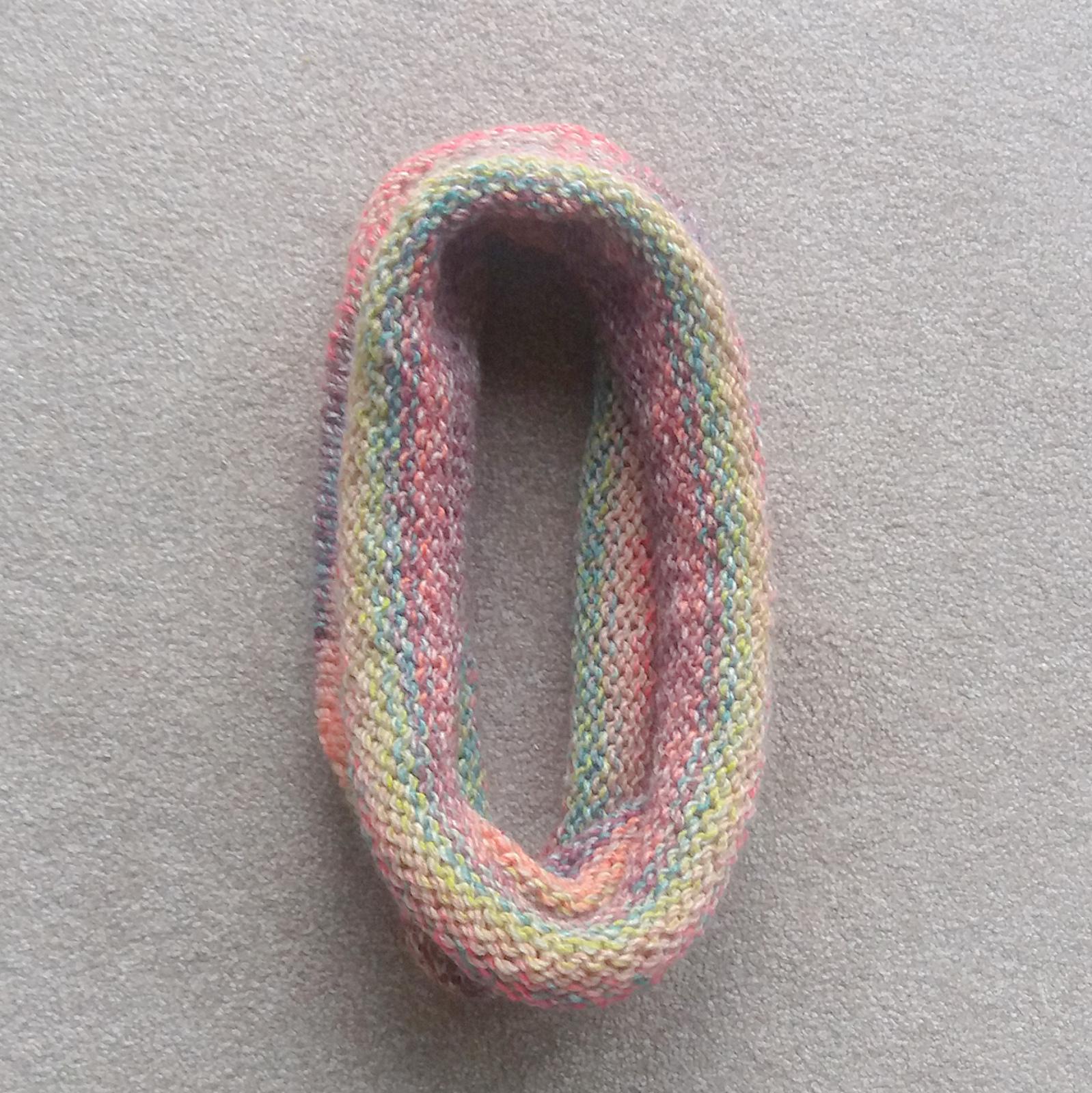 Tropical Peach Cowl