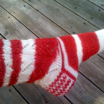 Peppermint Stick Socks