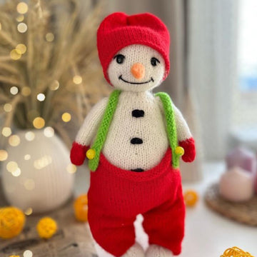 Snowman knitting pattern