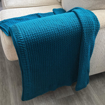 Family Crochet Throw Blanket Pattern