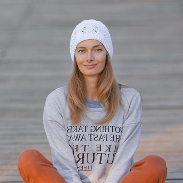 Summer lace beanie hat