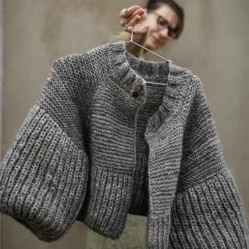 Grey sheep jacket