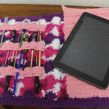 "Hook Around the World" Crochet Hook and Tablet Case