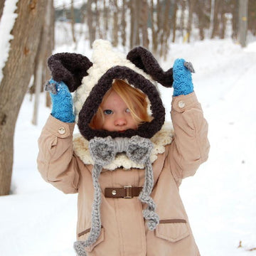 Lamb Hooded Cowl