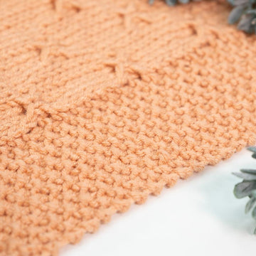 Knit Sampler Textured Blanket