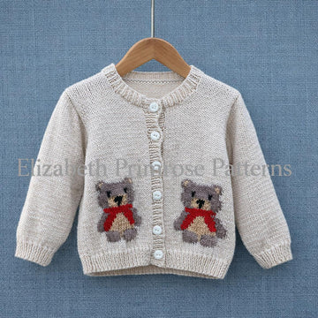 Tyler the Teddy Bear Children's Cardigan P184
