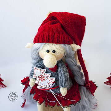 Christmas girl  elf doll
