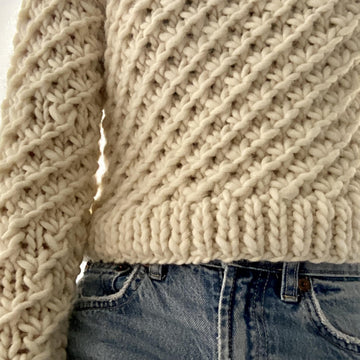 Leaf Stitch Textured Jumper