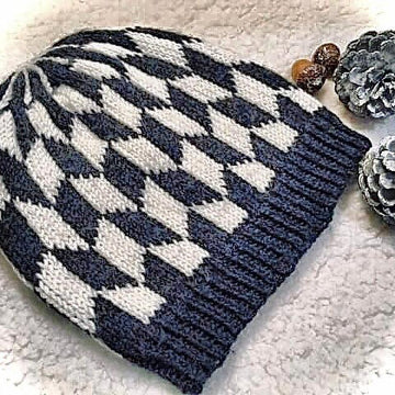 Parallelograms Knit Hat