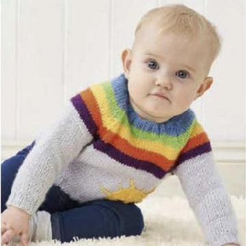 Over the Rainbow Baby Sweater