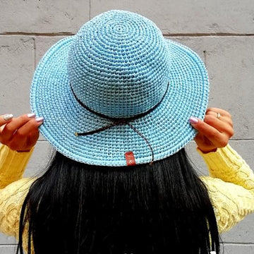 Sun raffia hat Bambino