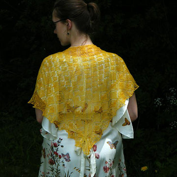 Sun bird shawl