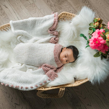Cute as a Button Newborn Wrap