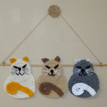 Happy Cats Wall Hanging
