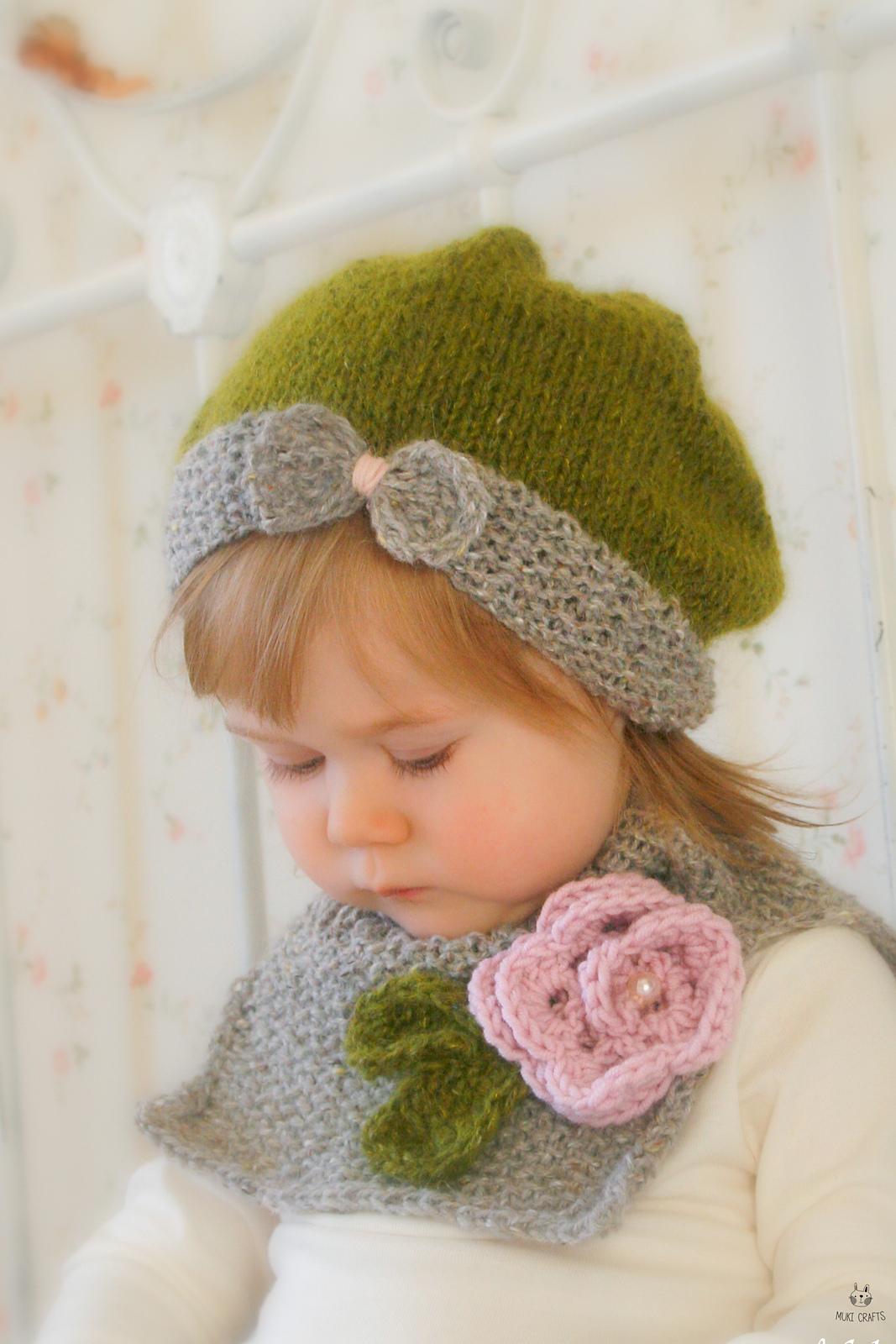 Veera hat and cowl set