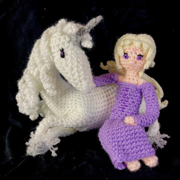 Unicorn and Bull amigurumi