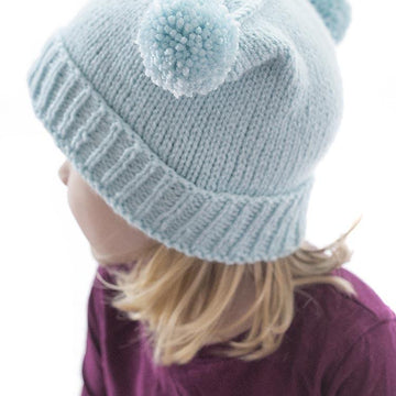 Double Pom Pom Hat