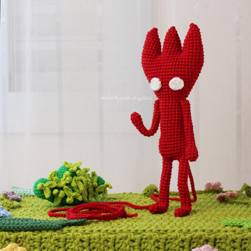 Three-Horned Yarny Spirit – Crochet Fanart Pattern (Digital PDF)
