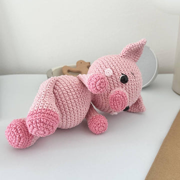 Pig Amigurumi Crochet Pattern PDF – Pig Soft Toy, Stuffed Animal Tutorial