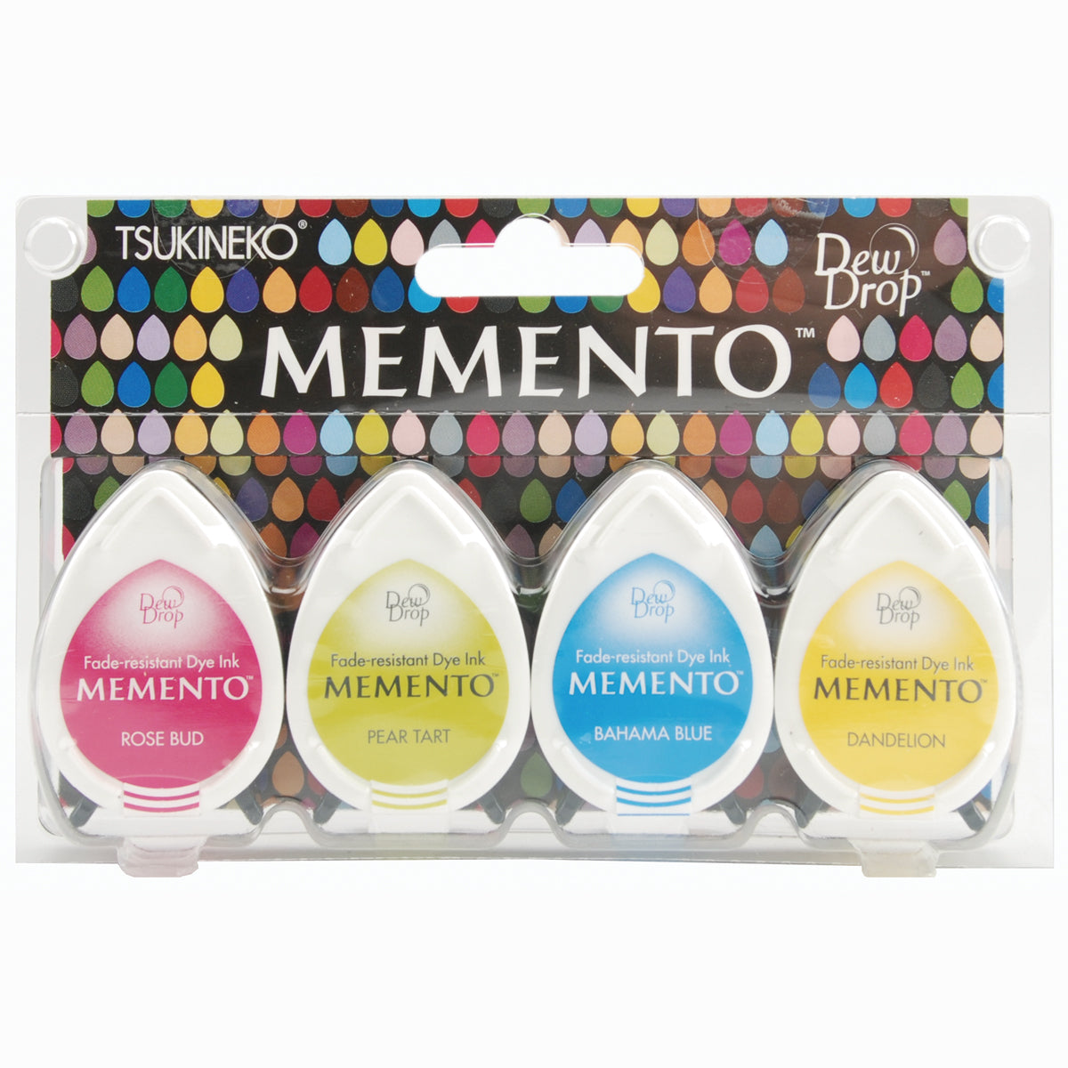 Imagine Memento Dew Drop Dye Ink Pads 4/Pkg - Beach Party