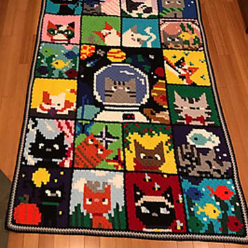 Catghan C2C Blanket