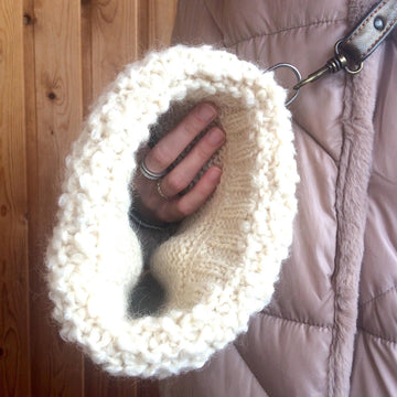 Bouclé Hand Muff