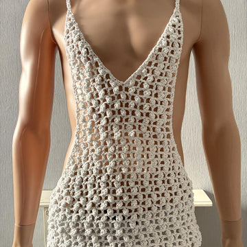 Popcorn Mesh Muscle Shirt
