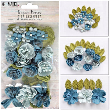 49 And Market Sugar Posies - Blue Raspberry