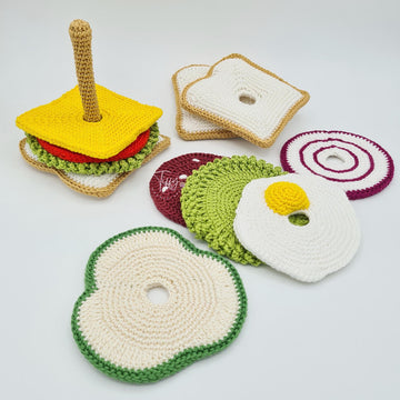 Club Sandwich Stacking Toy
