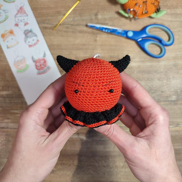 Danny the Devil Crochet Christmas Bauble
