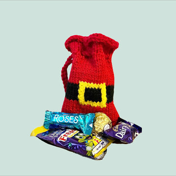 Santa belt chocolate gift bags