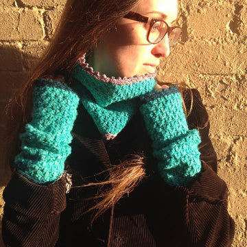 Wilderness Flowers Crochet Cowl