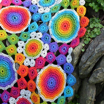 Windmills Crochet Blanket