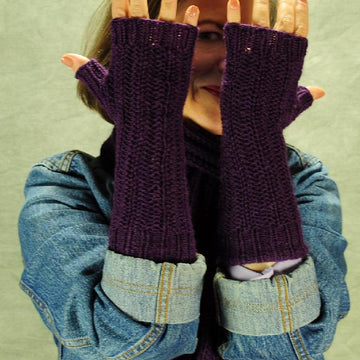 The Laura Evesham Beret, Scarf and Fingerless Mittens