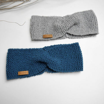 Strickanleitung - Stirnband und langer Dreiecksschal - No.205