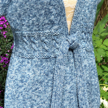 Gilet with Tie Front