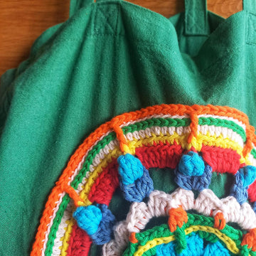 Crochet Mandala | Crochet Doily | Hexie Splash