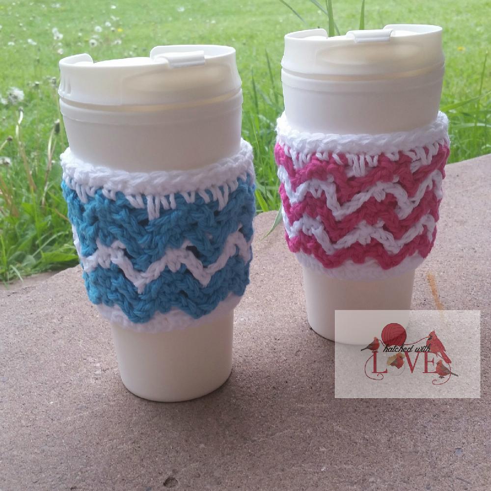 Chevron Illusion Coffee Sleeve