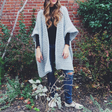 Cloaked in Clouds Poncho