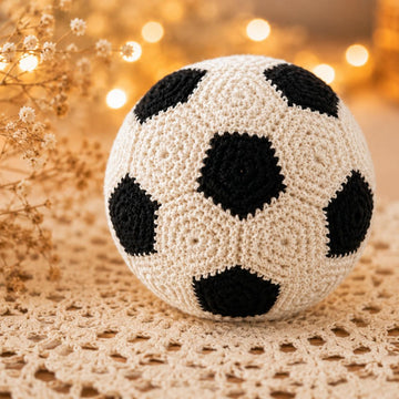 Crochet Soccer Ball Amigurumi Pattern – Digital PDF + Video Tutorial