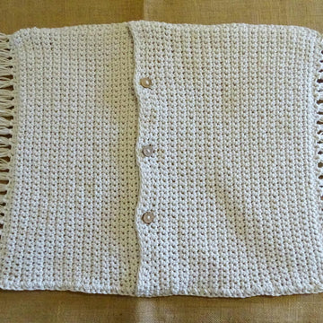 Crochet Cushion Cover Boho Diamond