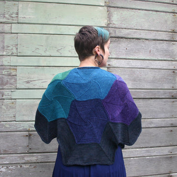 Prismatic Honeycomb Shawl