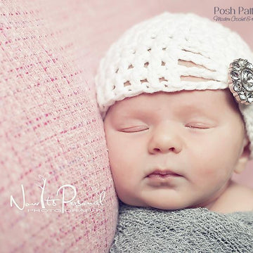 Crochet Fancy Baby Beanie Crochet Pattern PDF 240